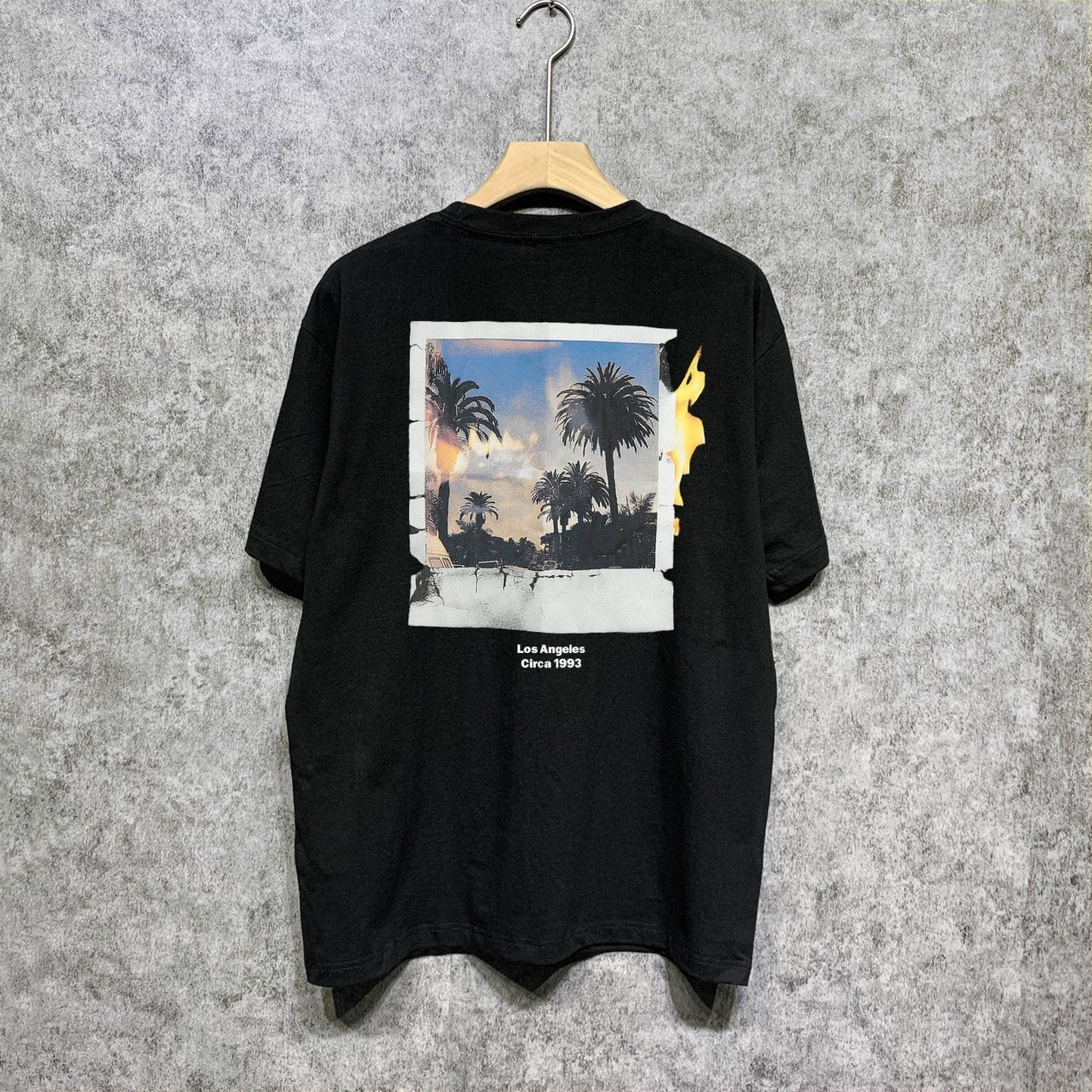 Gallery Dept T Shirt Retro Printed Loose Short-Sleeved Shirt