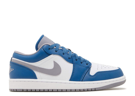 Air Jordan 1 Low ¡®True Blue Cement¡¯ Unfading Sneaker
