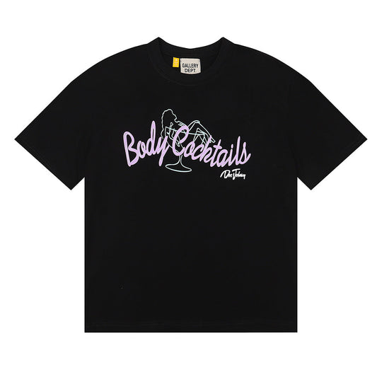 Gallery Dept T Shirts Maychao Gallery Dept Printed High Street Cotton Short Sleeve T-shirt Men and Women Base
