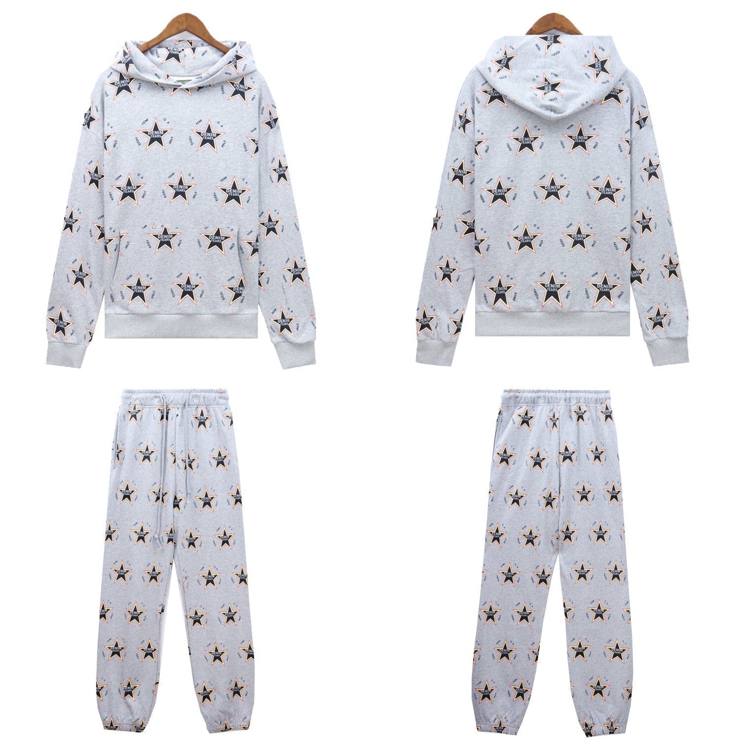 Denim Tears Men's Outfit: Hoodie/Pants (Separate Purchase Options)