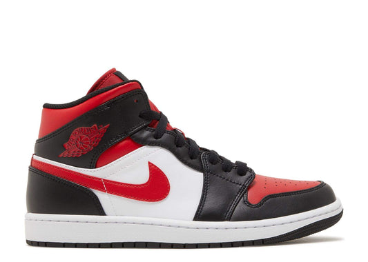 Air Jordan 1 Mid ¡®Bred Toe¡¯ Revered Footwear