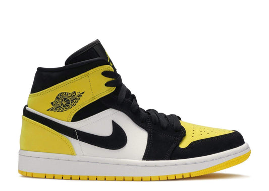 Air Jordan 1 Mid SE ¡®Yellow Toe¡¯ Revered Footwear
